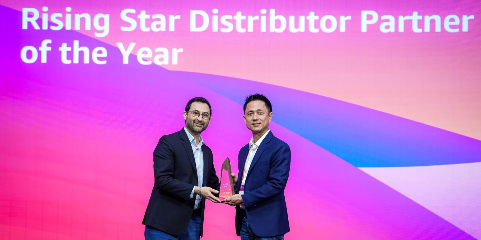 SiS คว้ารางวัล Rising Star Distributor Partner of the Year จาก AWS ตอกย้ำศักยภาพผู้นำตลาดคลาวด์